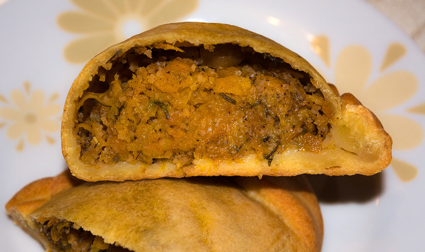 Колокотес — кипрские традиционные пирожки с тыквенной начинкой: фото 5