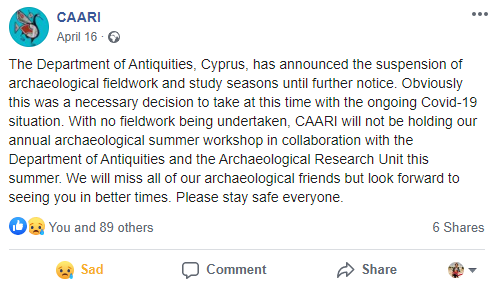 Эпидемия уничтожила археологическое исследование Кипра: фото 2