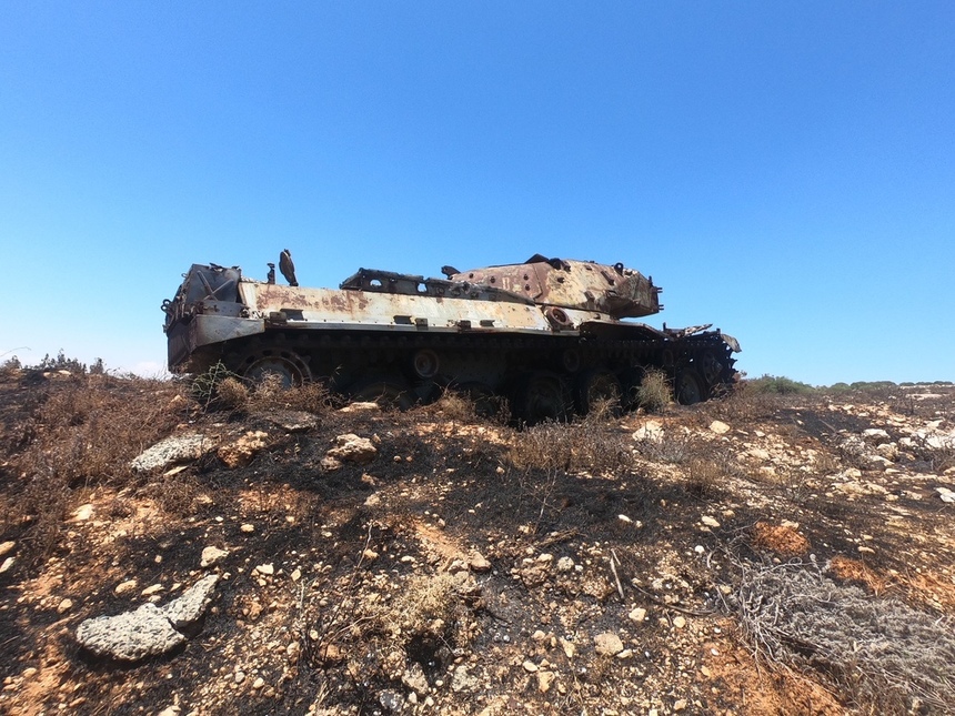 Заброшенные британские танки на Кипре. Последние экземпляры: фото 12