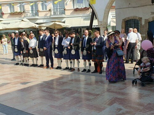 В Ларнаке прошла свадьба в шотландском стиле: фото 4