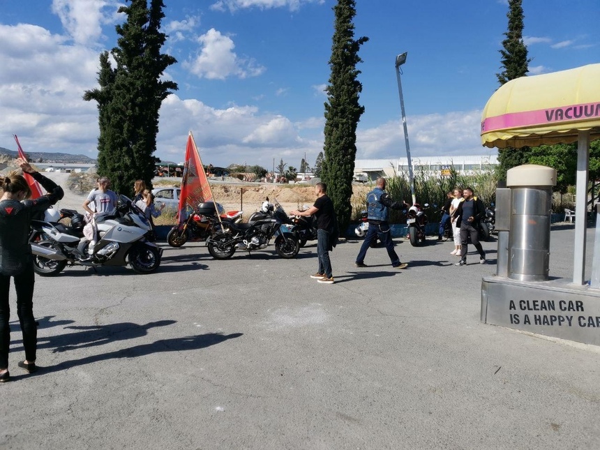 На Кипре прошел мотопробег, посвящённый 75-летию Великой Победы: фото 7
