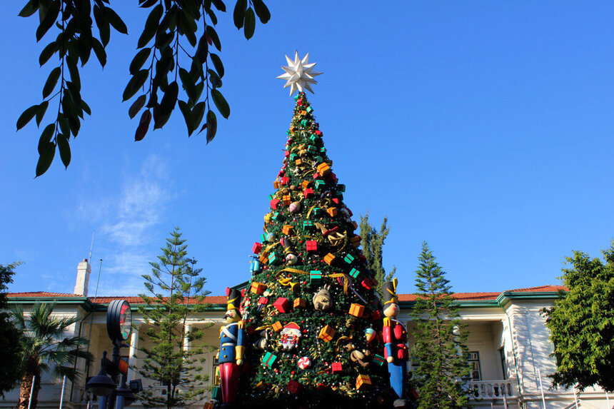 Кипр нарядный: рождественские елки никто не отменял: фото 8