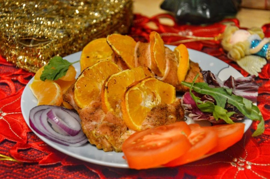 Новогодний рецепт филе индейки в мандариново-медовом маринаде: фото 29