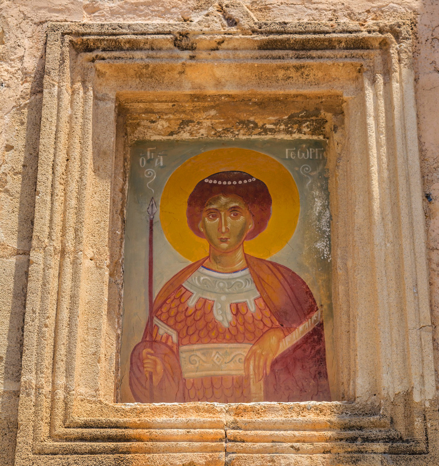 Церковь Святого Георгия в деревне Ахелия на Кипре: фото 64