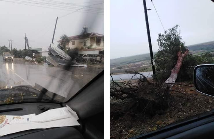 Кипр атаковала буря с градом: фото 2