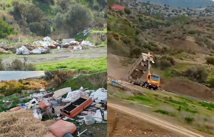 Деревню Пиргос превращают в свалку для мусора: фото 2