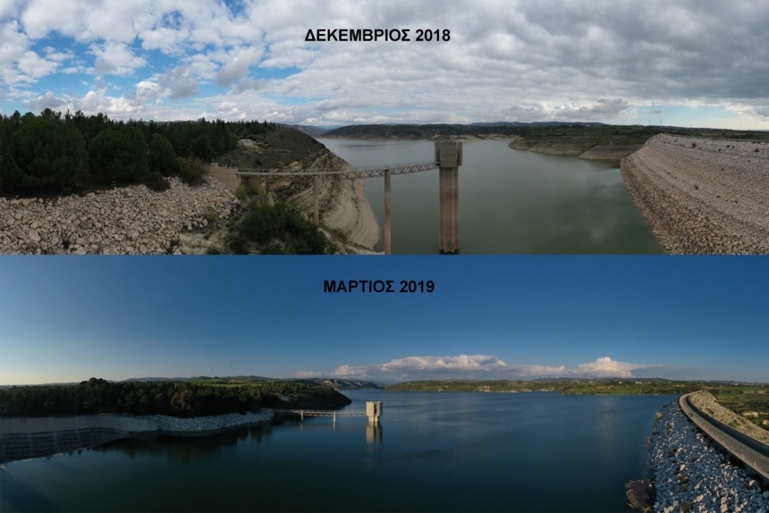 Теперь 100%! Второе по величине водохранилище Кипра Аспрокреммос наконец-то переполнилось!: фото 7