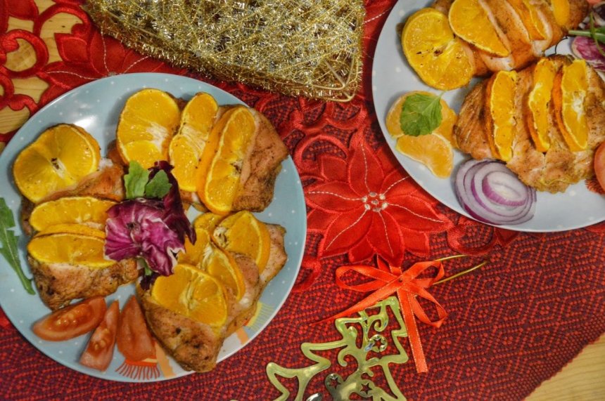 Новогодний рецепт филе индейки в мандариново-медовом маринаде: фото 25