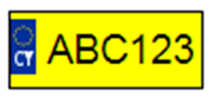 Регистрационные номерные знаки Республики Кипр : фото 17