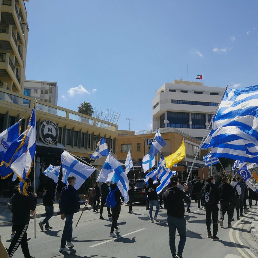 ​В Лимассоле и Никосии прошли шествия, посвященные 200-летию начала греческой революции 1821 года: фото 9