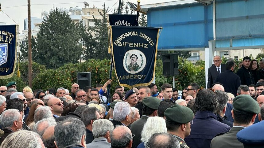 В Лимассоле прошла акция памяти Гриваса Дигени: фото 2 В Лимассоле прошла акция памяти Гриваса Дигени: фото 2