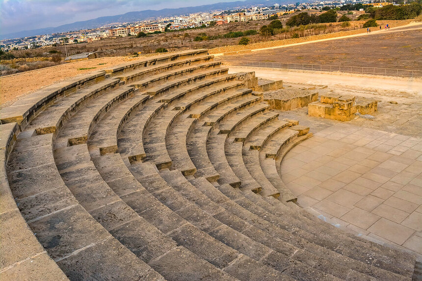 Древний Одеон - действующий античный театр на Кипре: фото 10