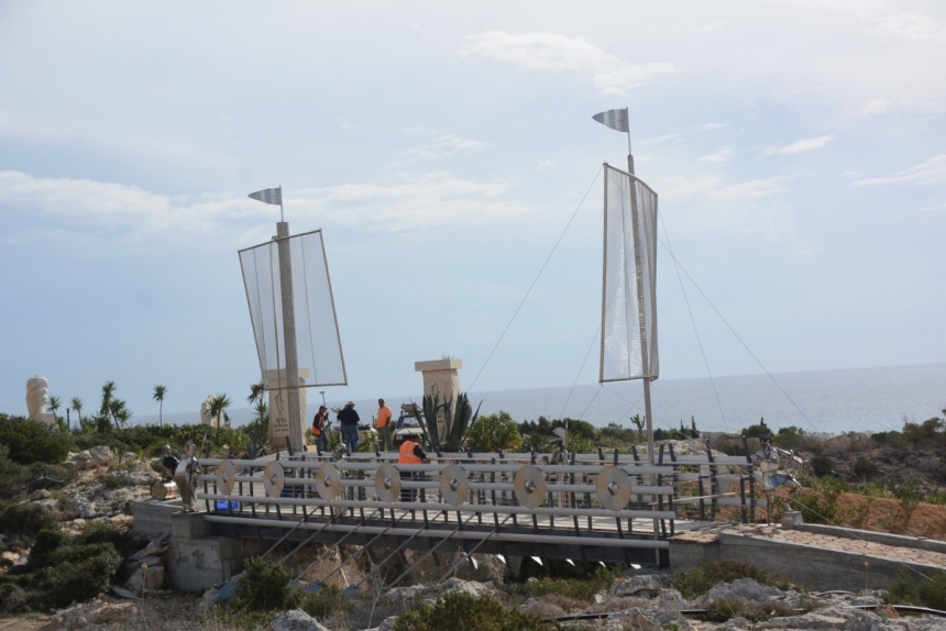 На Кипре появился мост в виде древнегреческого корабля: фото 2