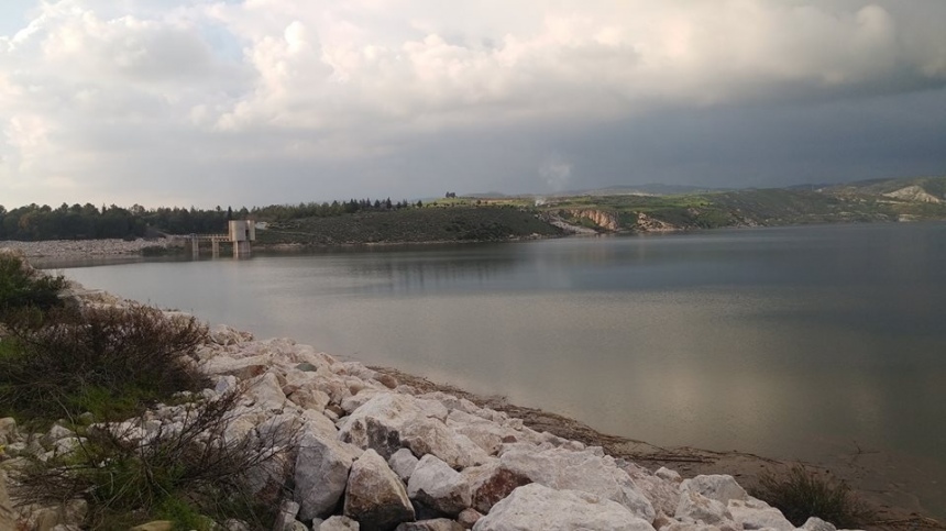 Теперь 100%! Второе по величине водохранилище Кипра Аспрокреммос наконец-то переполнилось!: фото 8
