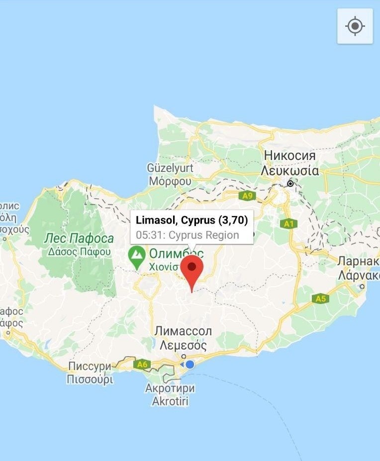 В четверг утром на Кипре произошло небольшое землетрясение: фото 2