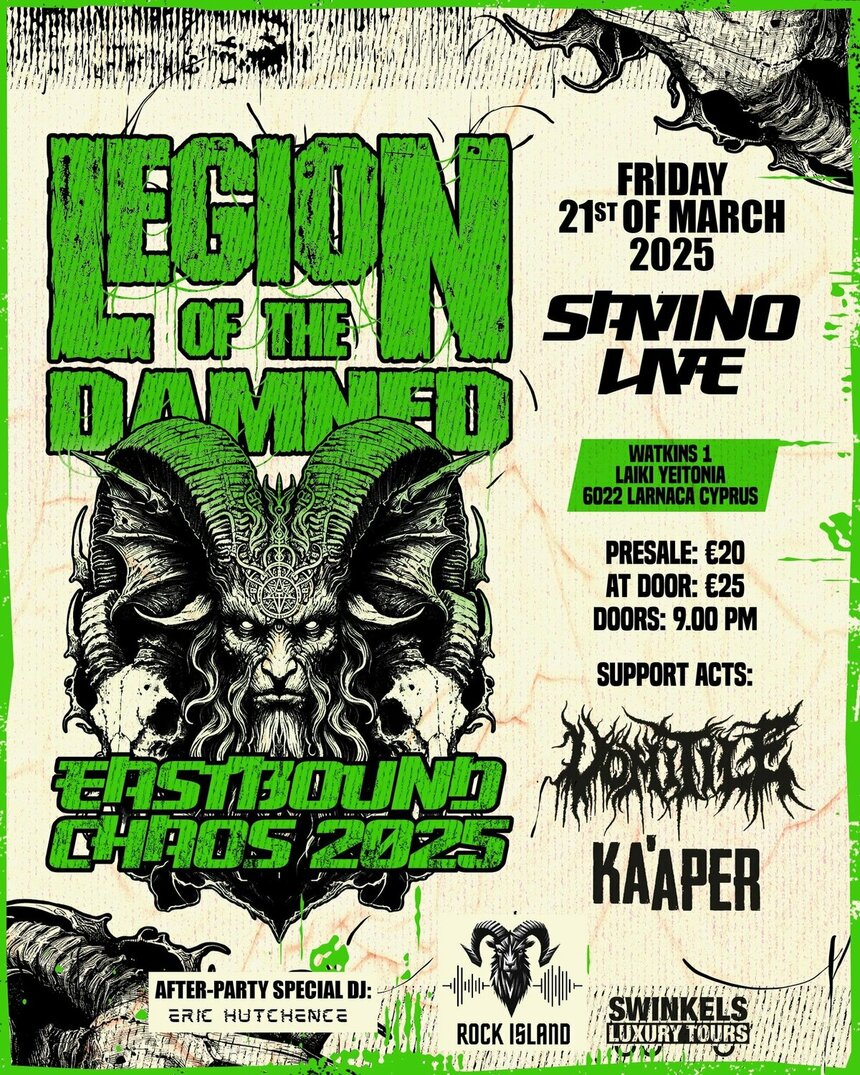 Legion of the Damned — экстремальный дэт-трэш из Нидерландов в Никосии: фото 6 Legion of the Damned — экстремальный дэт-трэш из Нидерландов в Никосии: фото 6