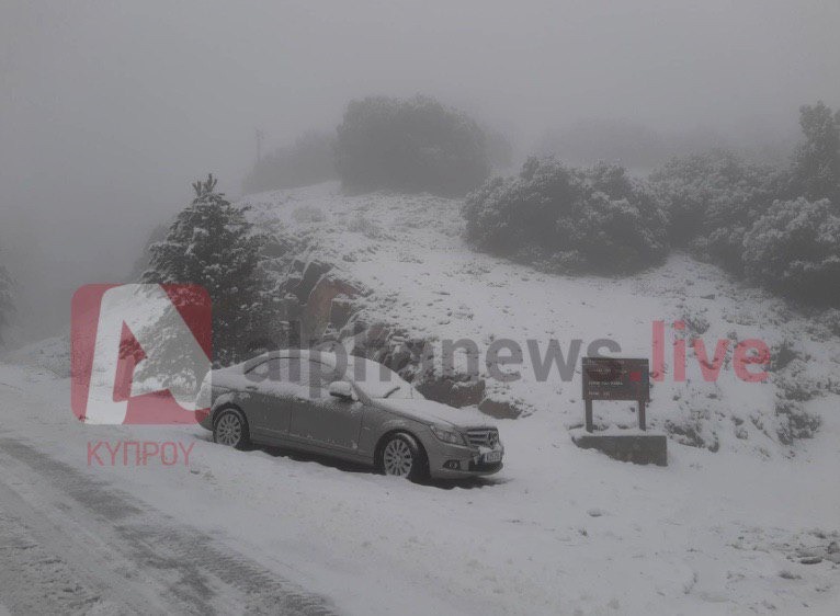 Троодос завалило снегом!: фото 4