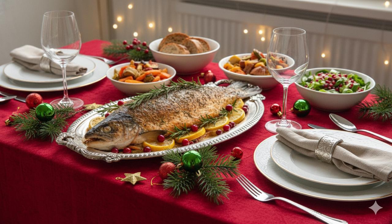 рыба на праздничном столе