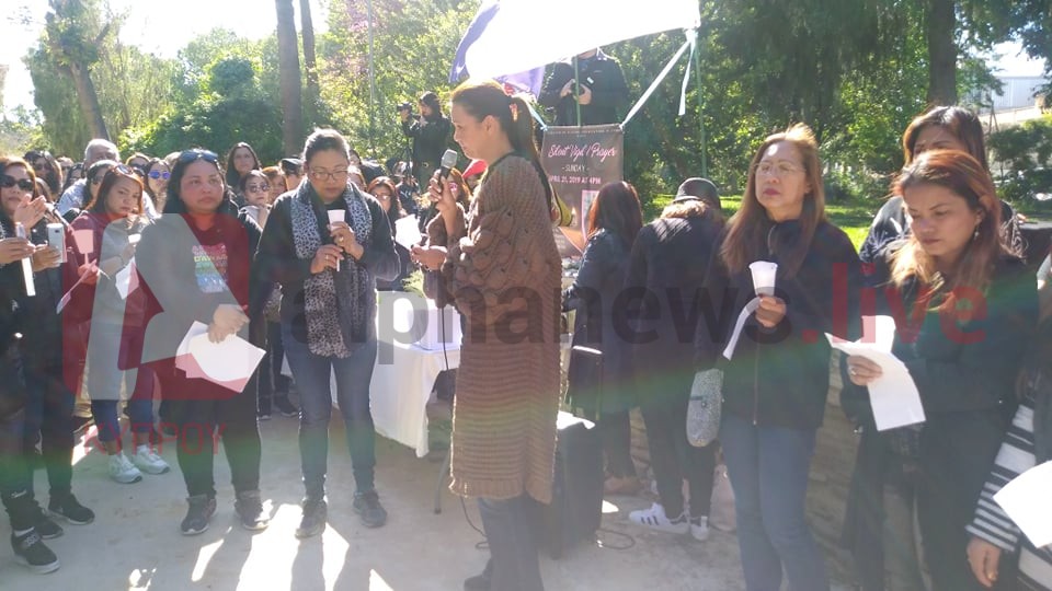 Сотни людей провели молебен в память о жертвах кипрского маньяка в центре Никосии: фото 3