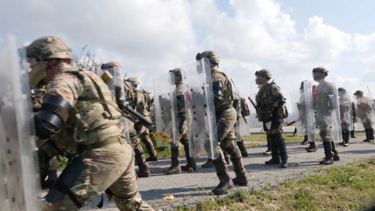 Британские военные учатся разгонять массовые беспорядки и митинги на Кипре: фото 3
