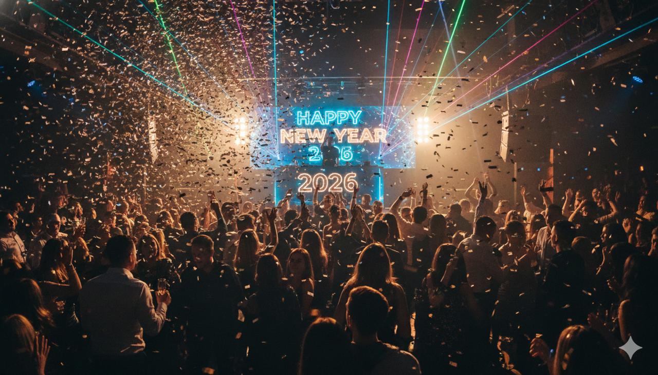 новый год в клубе