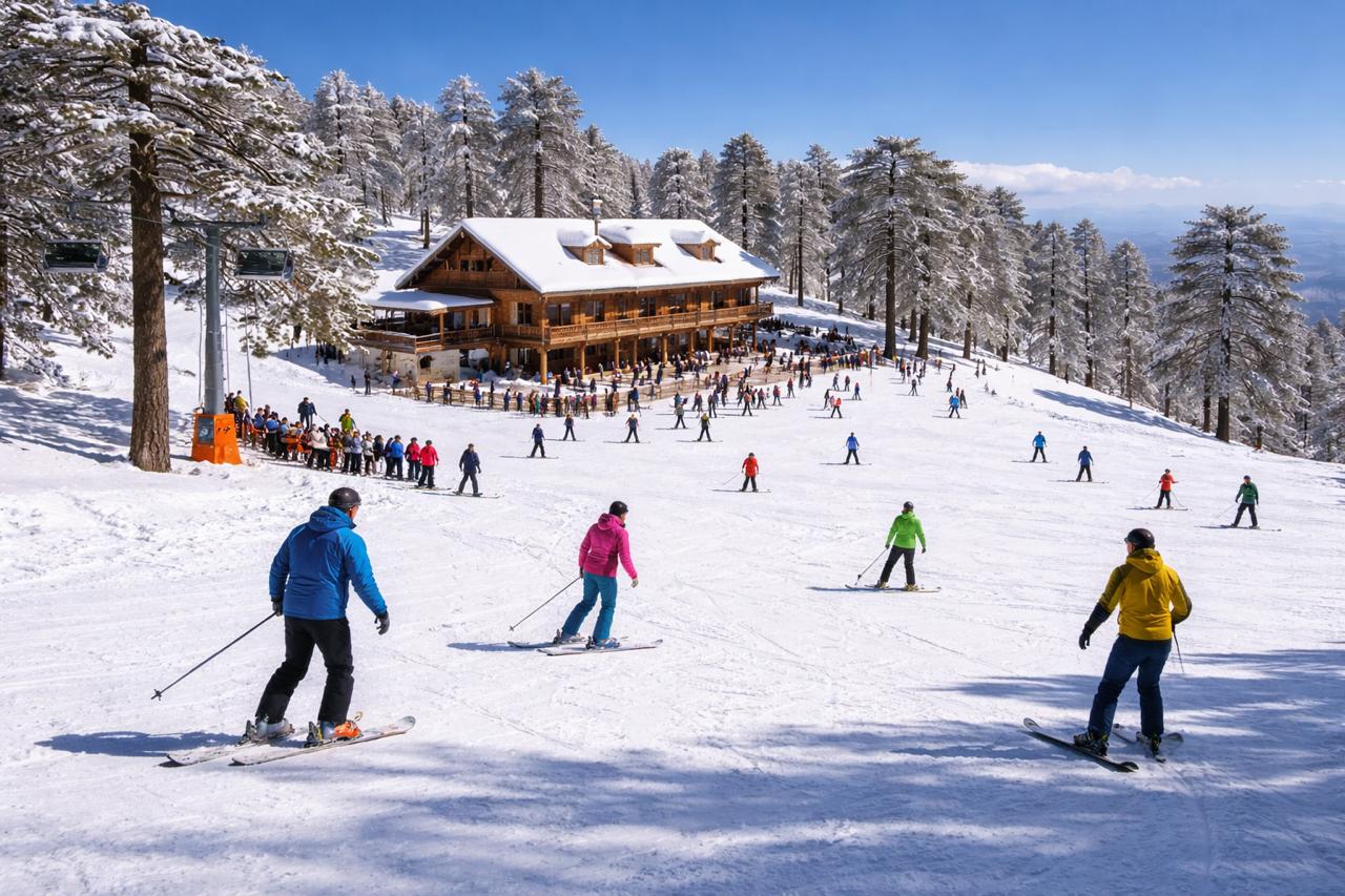 горнолыжная база на Кипре