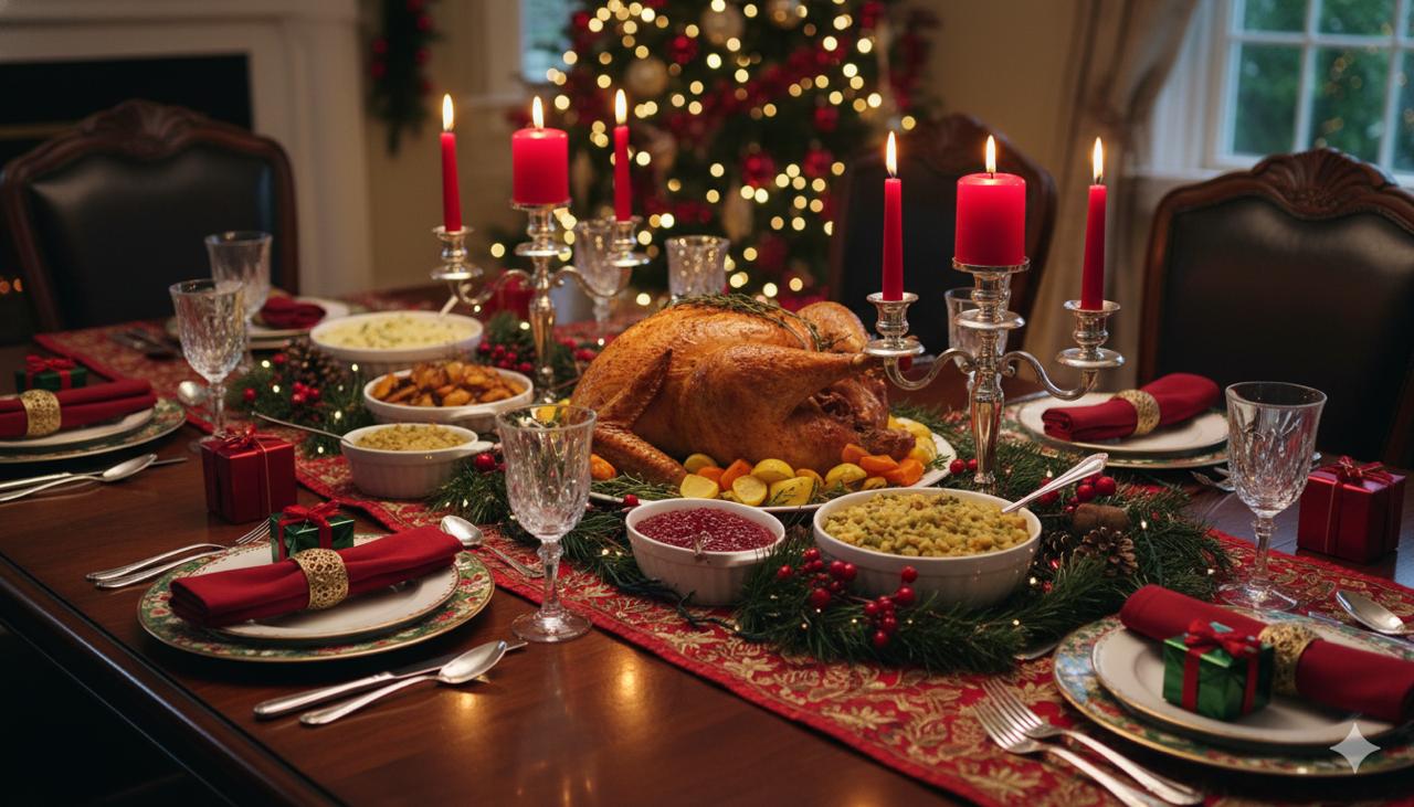 рождественский стол