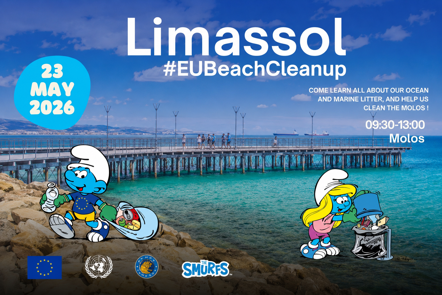 EUBeachCleanup 2026 в Лимассоле