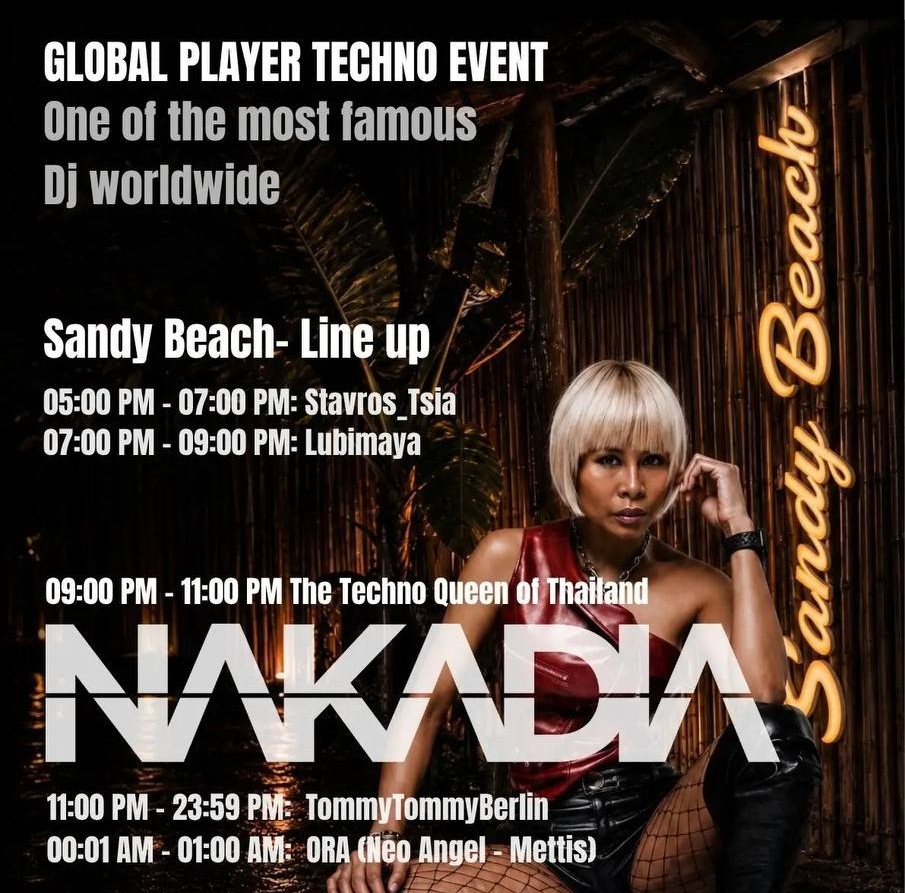 GLOBAL EVENT SANDY BEACH — Nakadia