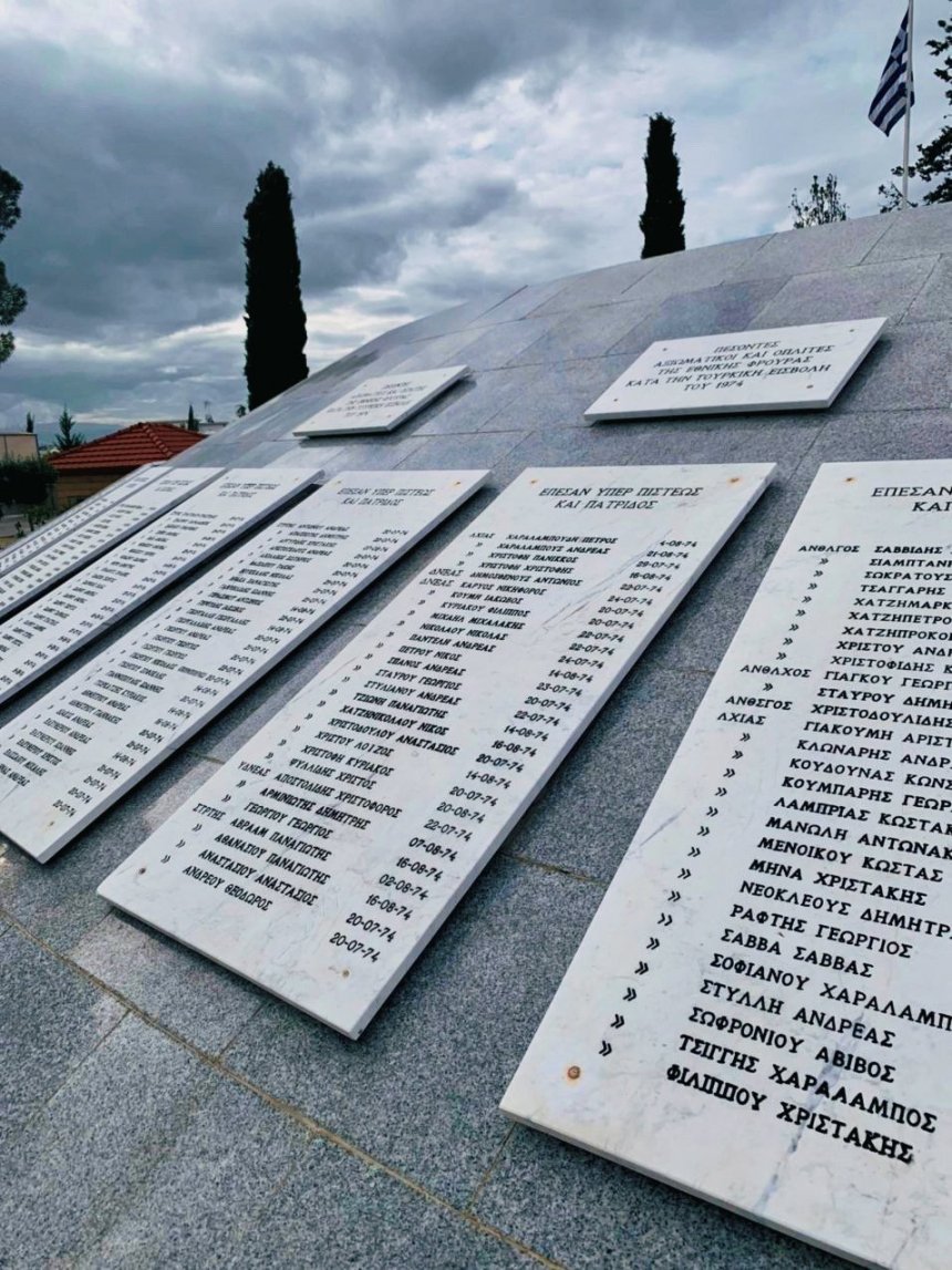 Военное кладбище Македонитиссы — красивый памятник славы и чести воинов Кипра и Греции: фото 4