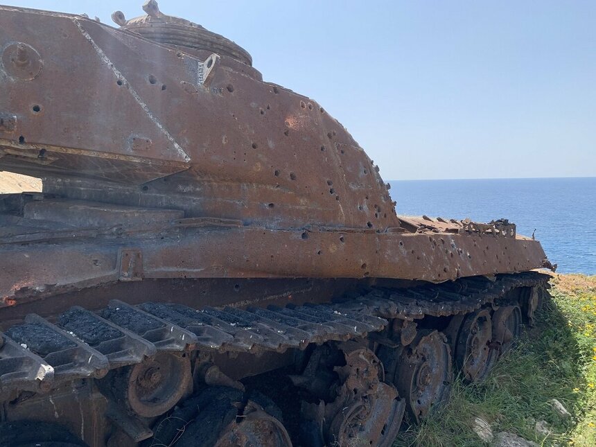 Британский танковый полигон на Кипре под деревней Ксилофагу: фото 14