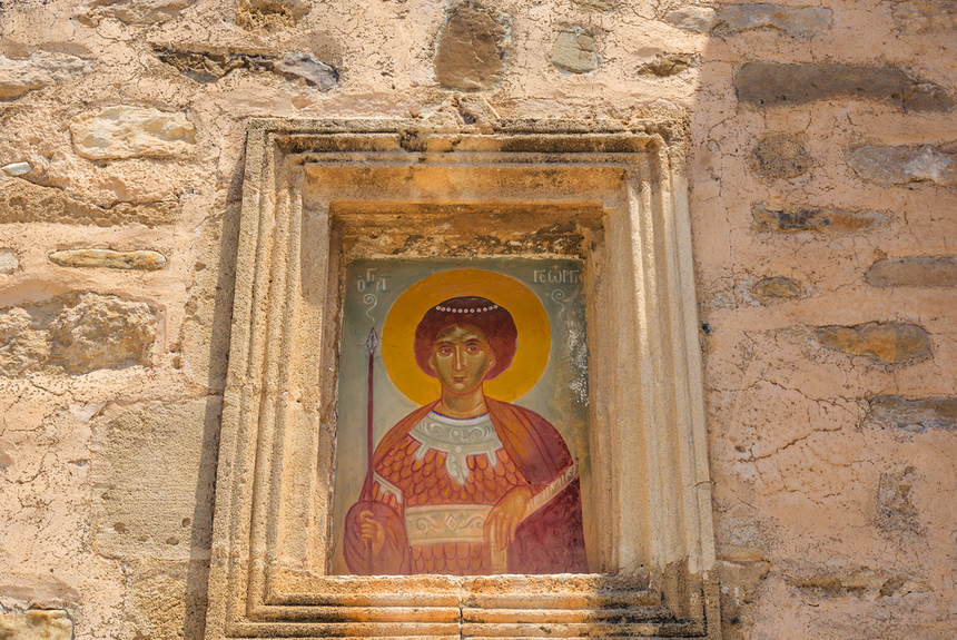 Церковь Святого Георгия в деревне Ахелия на Кипре: фото 66