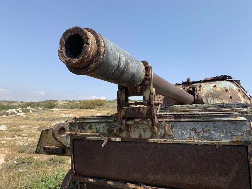 Британский танковый полигон на Кипре под деревней Ксилофагу: фото 6