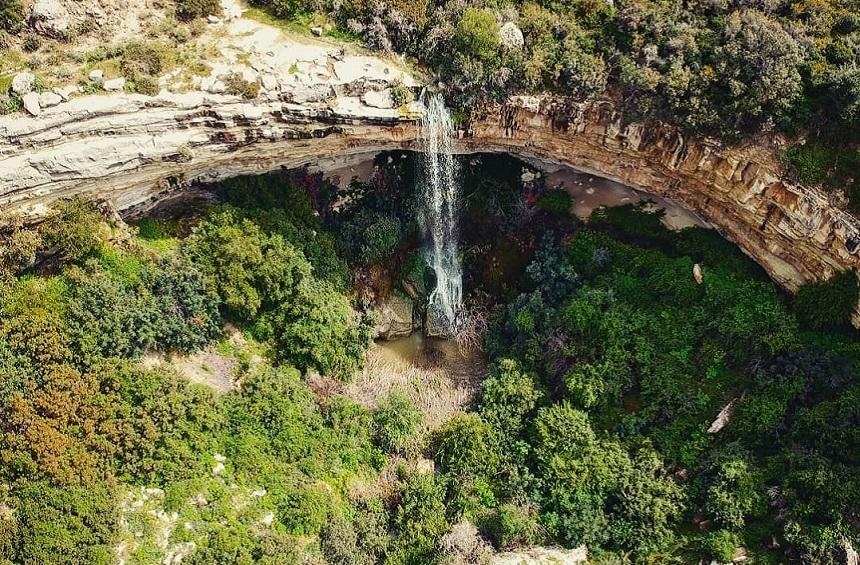 Водопад в Прастио Авдиму - одно из самых красивых природных явлений на Кипре: фото 9