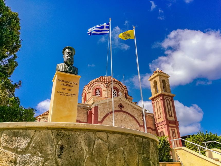 Часовня Святого Георгия в Хлораке и увековечение памяти кипрских бойцов: фото 41