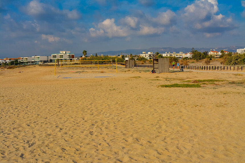 Общественный городской пляж Фарос в Пафосе: фото 7