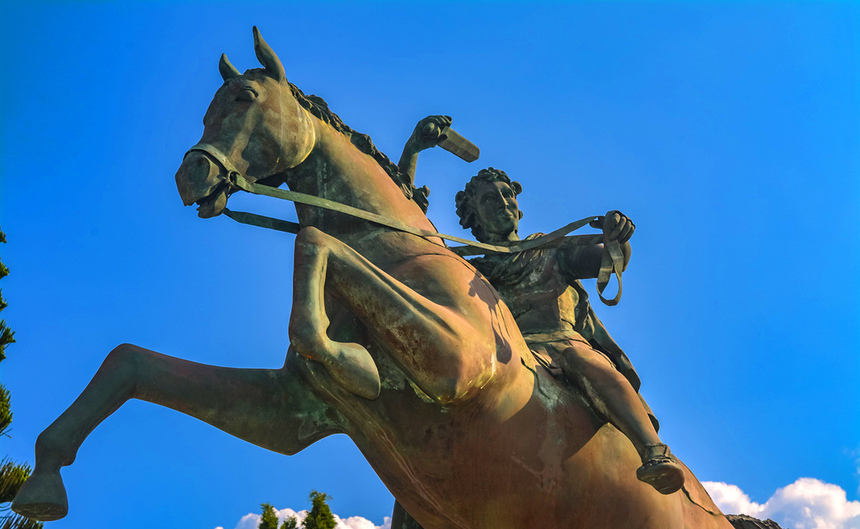 Конная статуя Александра Великого в Пафосе: фото 6