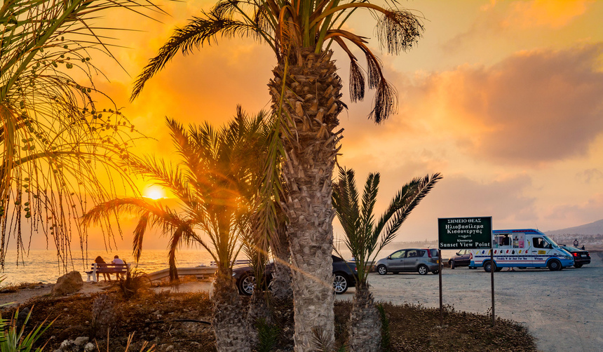 Kissonerga sunset view point - идеальное место на Кипре для наблюдения за закатом: фото 8