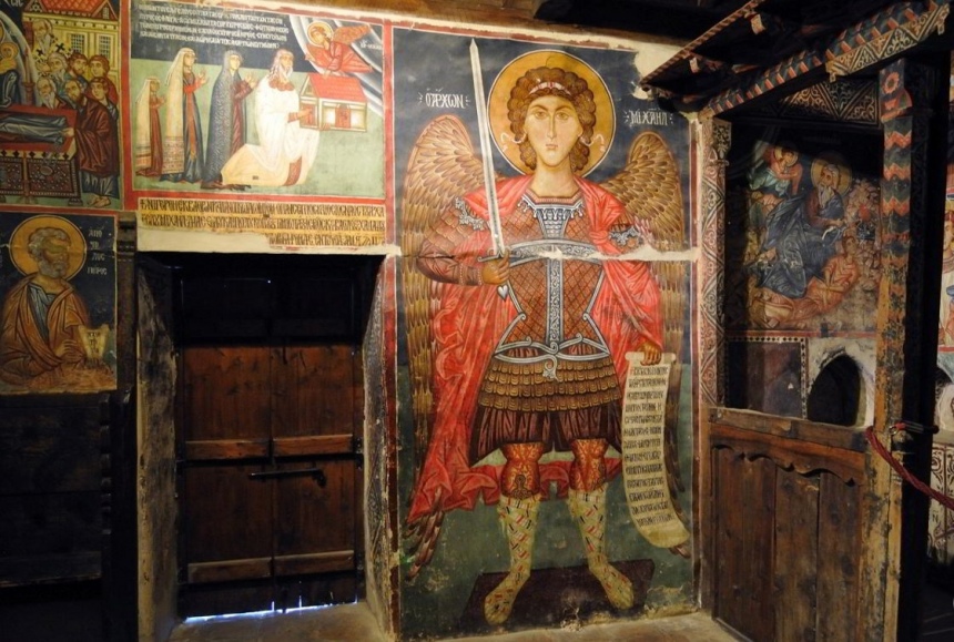 Фрески в церкви Архангела Михаила в деревне Педулас на Кипре