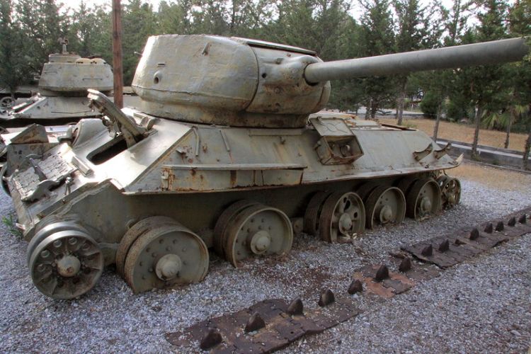 Т-34-85 на Кипре